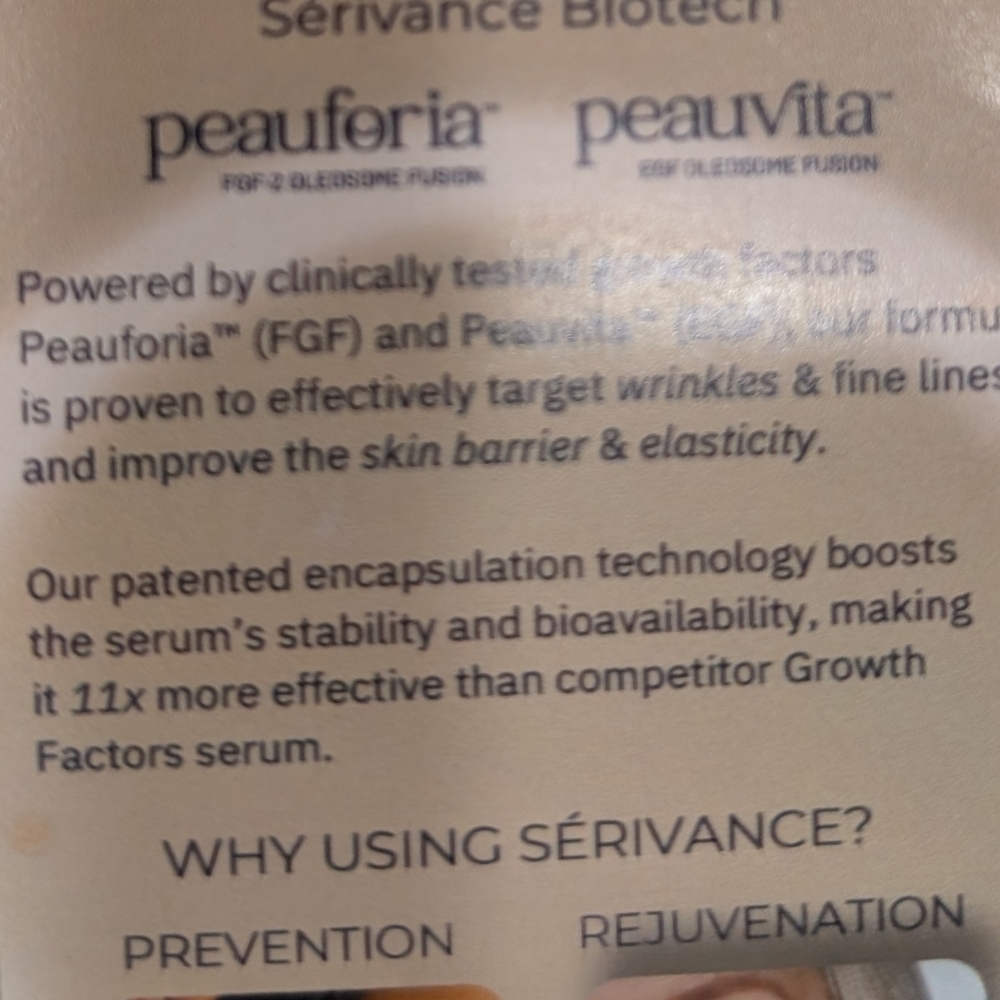 Biotech Growth Factor Skincare Serum-manufactured In The USA